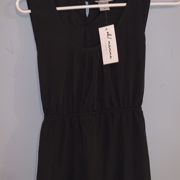 OH ! MAMMA BLACK DRESS NWT - Picture 2 of 4